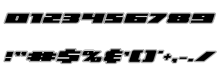 Illumino Academy Italic Font OTHER CHARS