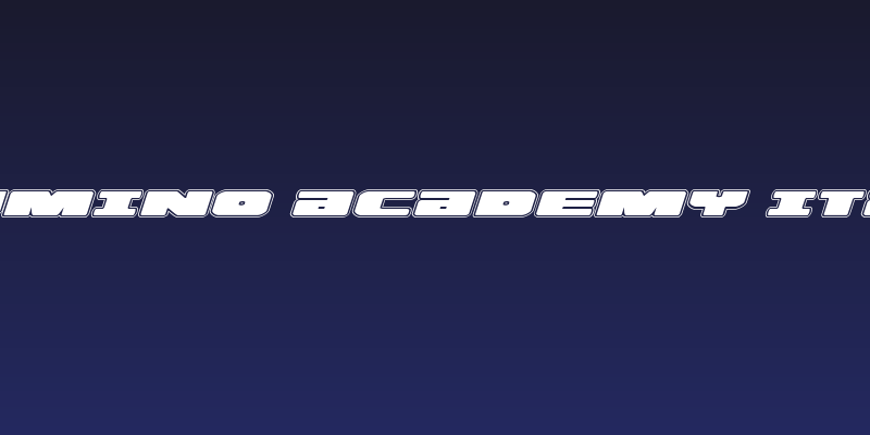 Illumino Academy Italic Social Header