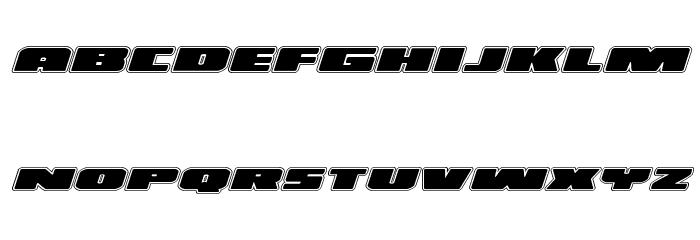 Illumino Academy Italic Font LOWERCASE