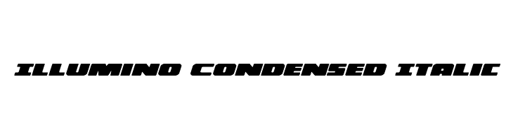 Illumino Condensed Italic  لخطوط تنزيل
