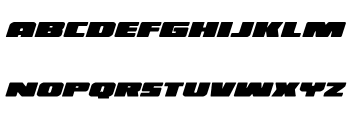 Illumino Condensed Italic Font LOWERCASE