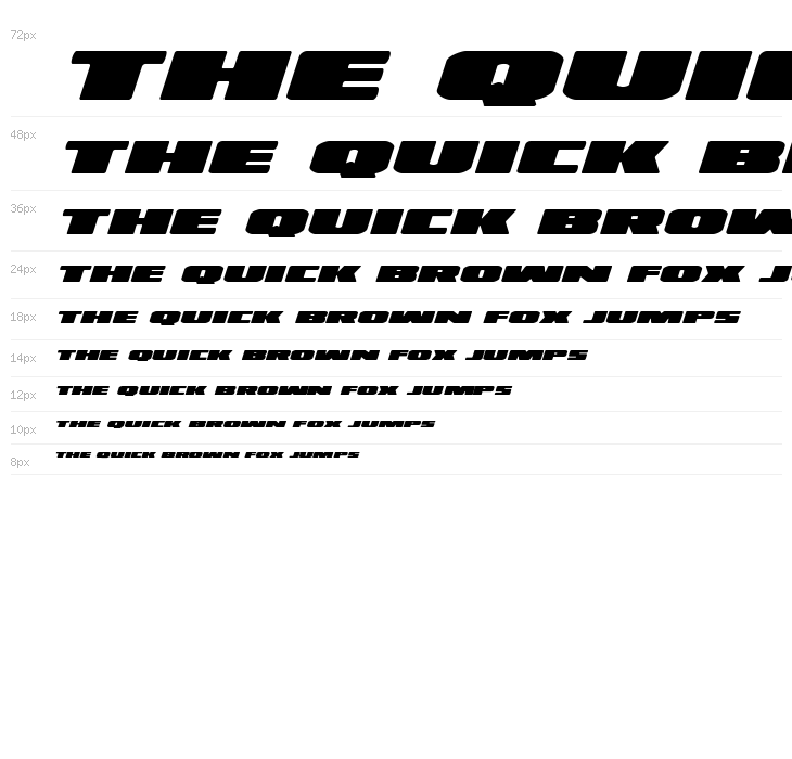 Illumino Expanded Italic Waterfall