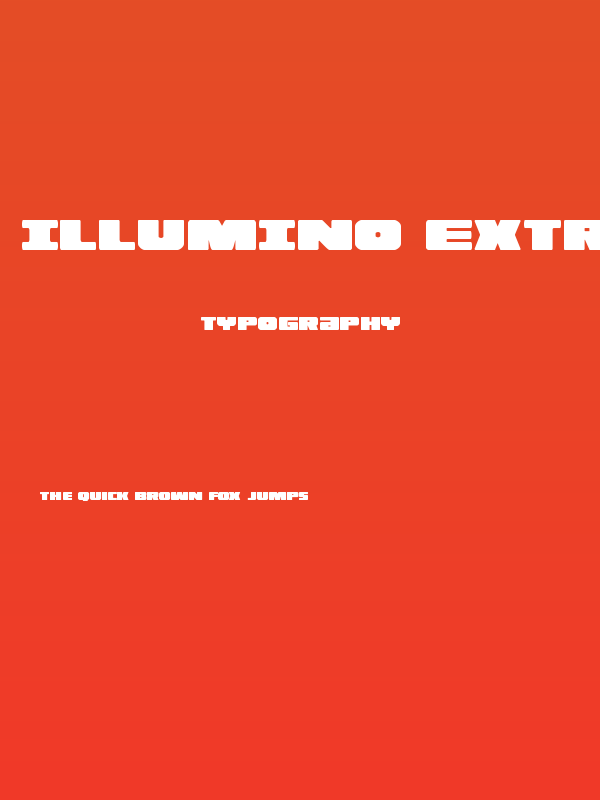 Illumino Extra-Condensed Poster