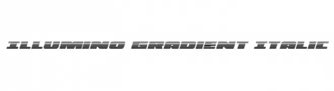 Illumino Gradient Italic 