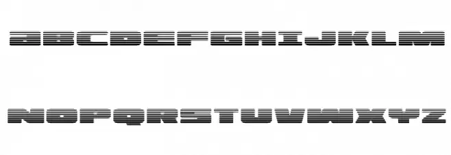 Illumino Gradient Font Litere mari