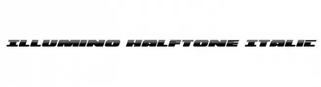 Illumino Halftone Italic 