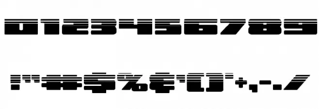 Illumino Halftone Font OTHER CHARS