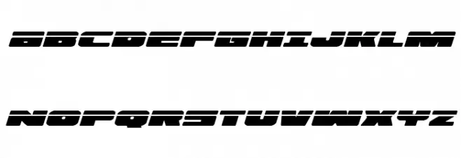 Illumino Laser Italic フォント 大文字