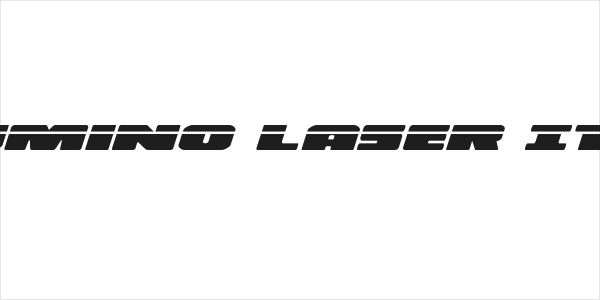 Illumino Laser Italic Logo