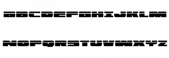 Illumino Laser フォント 大文字
