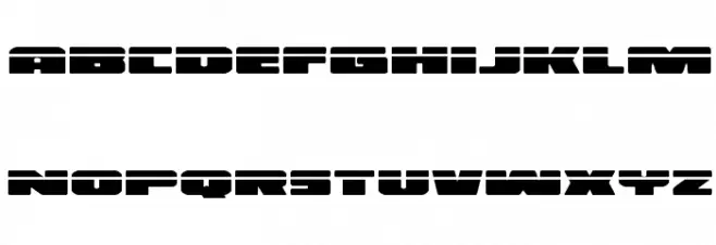 Illumino Laser 字体 小写