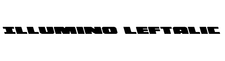 Illumino Leftalic  Free Fonts Download