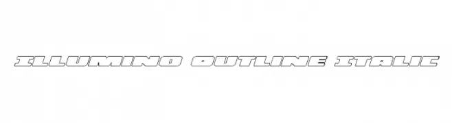 Illumino Outline Italic 