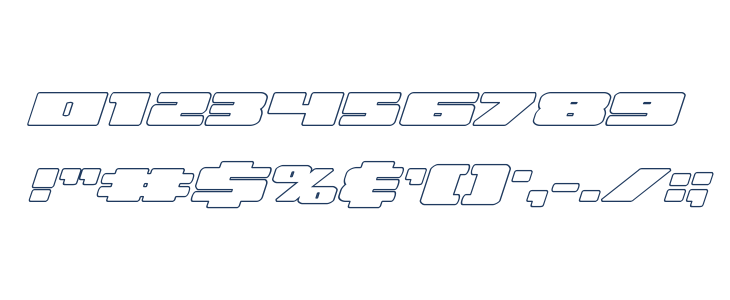 Illumino Outline Italic Other Characters