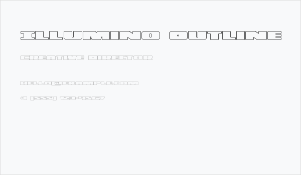 Illumino Outline Business Card