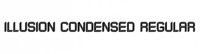 Illusion Condensed Regular  Frei Schriftart Herunterladen