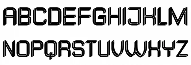 Illusion Condensed Regular Шрифта ВЕРХНИЙ