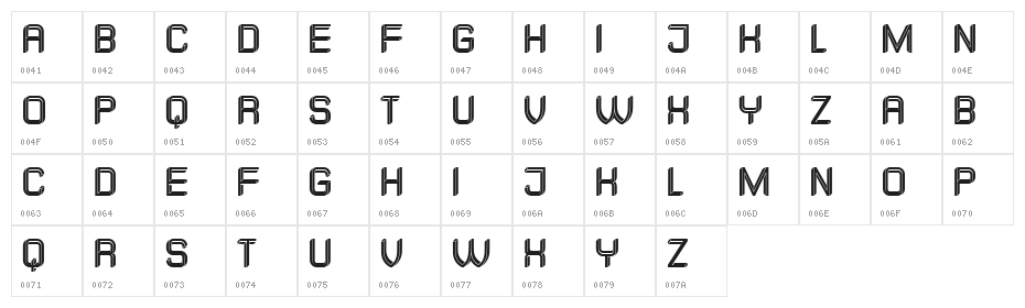 Illusion Condensed Regular Character Map