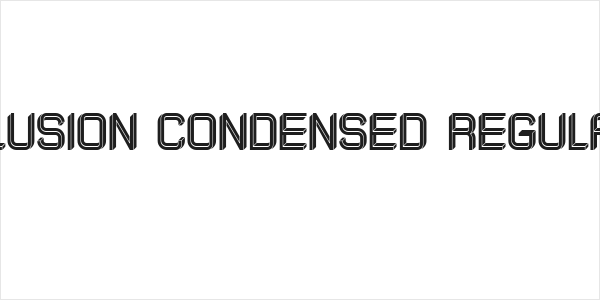 Illusion Condensed Regular Logo