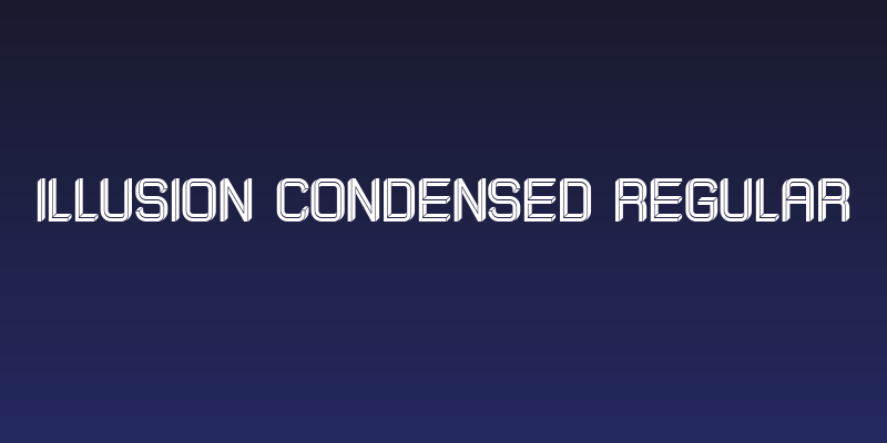 Illusion Condensed Regular Social Header