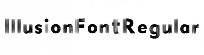 Illusion Font Regular  Free Fonts Download