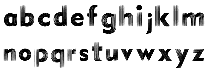 Illusion Font Regular Font LOWERCASE