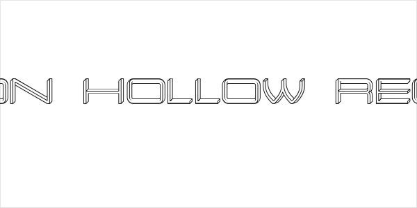 Illusion Hollow Regular Logo