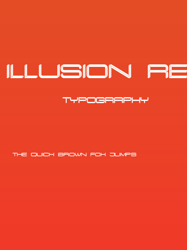 Illusion Regular Poster