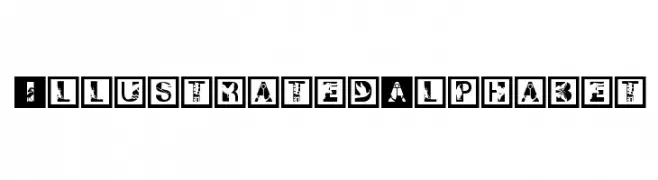 IllustratedAlphabet  Frei Schriftart Herunterladen