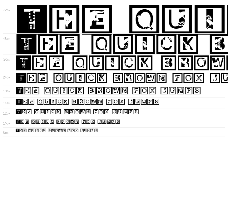 IllustratedAlphabet Waterfall