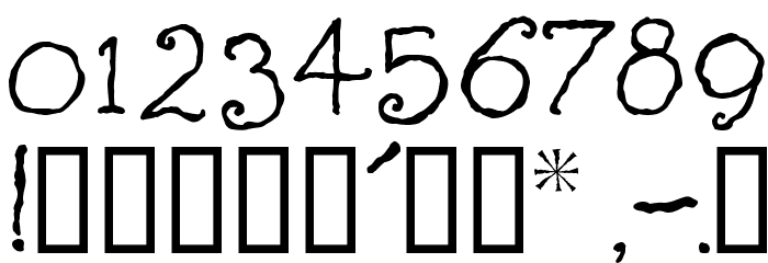 Illustria Fine Font OTHER CHARS