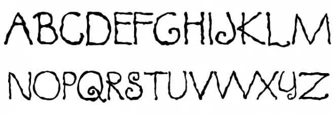Illustria Fine 字体 大写