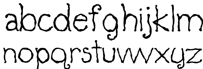 Illustria Fine Font LOWERCASE