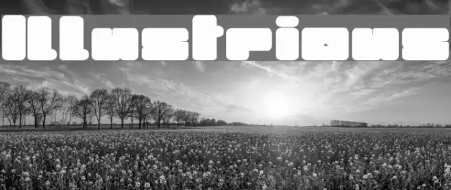 Illustrious Font examples