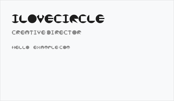 iLoveCircle Business Card