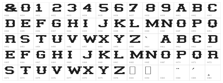 illini spike Character Map