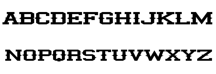 illini spike Font LOWERCASE
