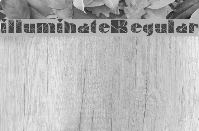 illuminateRegular Font examples