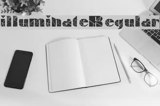 illuminateRegular Font examples
