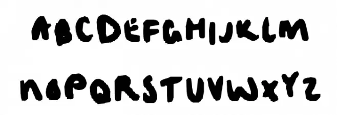 iluvwritingsmall Schriftart Groß
