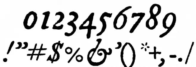 IM FELL DW Pica Italic Fuentes OTROS CHARS