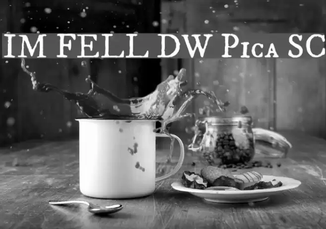 IM FELL DW Pica SC Font examples