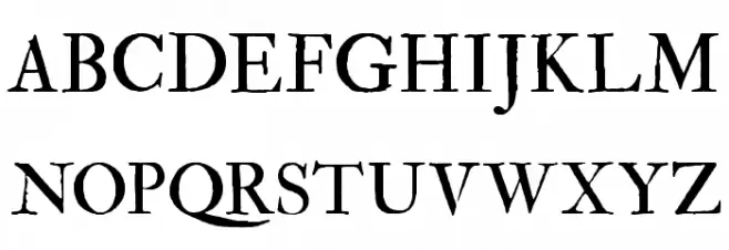 IM FELL Double Pica Roman SC Schriftart Groß