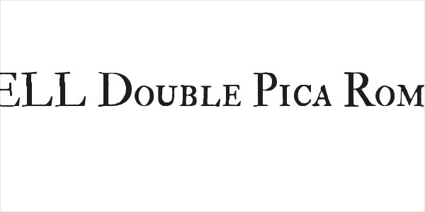 IM FELL Double Pica Roman SC Logo