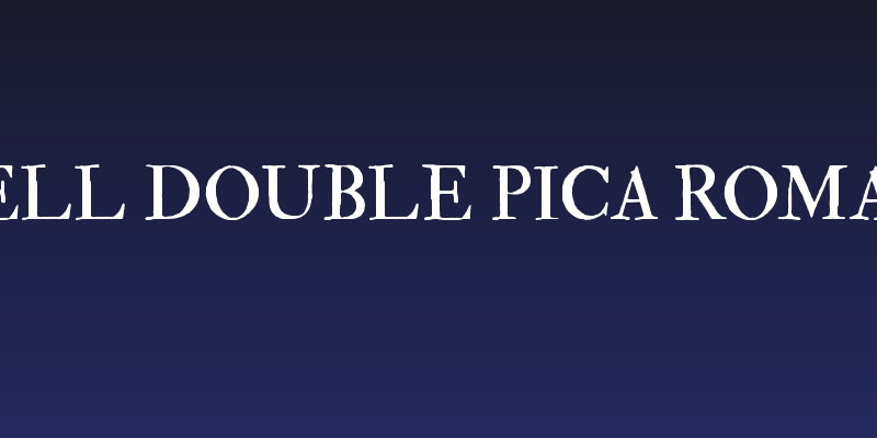 IM FELL Double Pica Roman SC Social Header