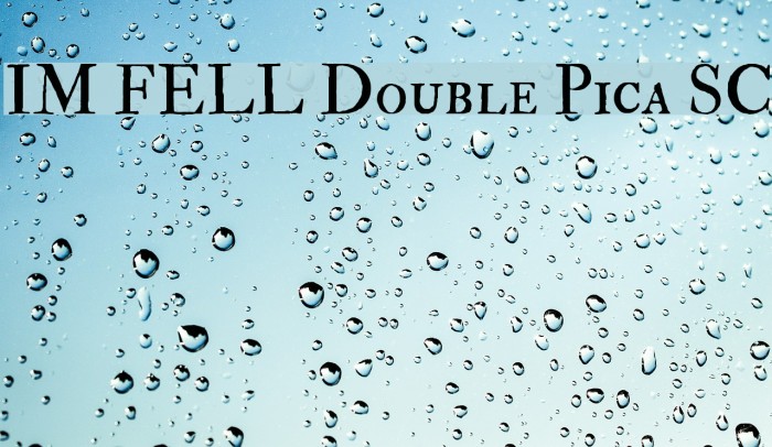 IM FELL Double Pica SC Font examples