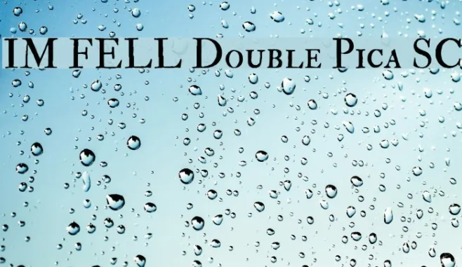 IM FELL Double Pica SC Example 2