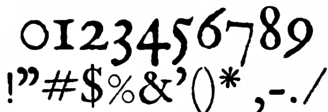 IM FELL English Roman SC Schriftart Anderer Schreiben