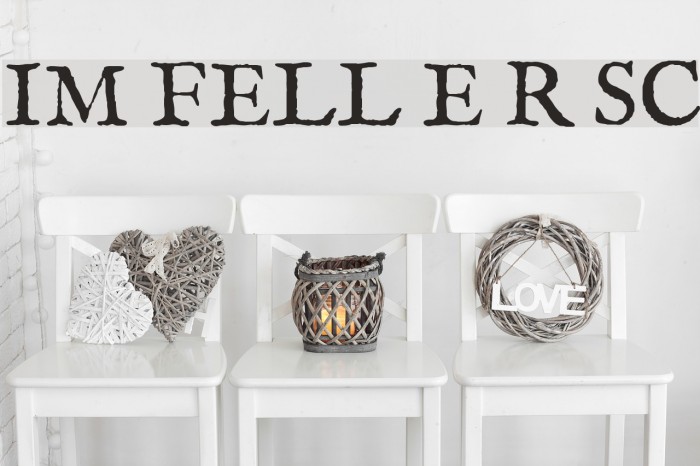 IM FELL English Roman SC Font examples