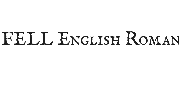 IM FELL English Roman SC Logo